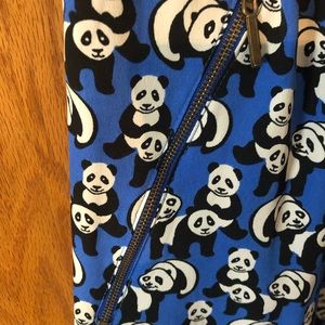Short panda dress with pockets